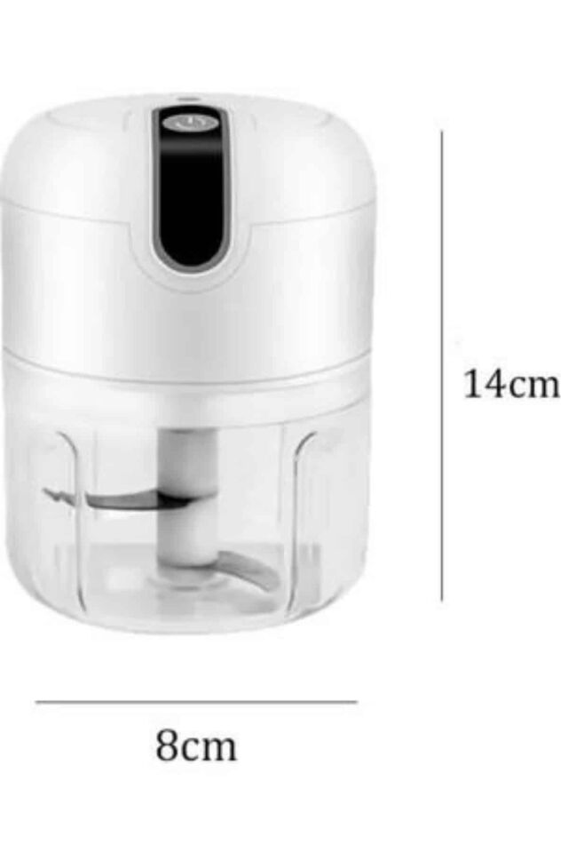 Rondo Doğrayıcı 250 ML Taşınabilir USB Şarjlı Pratik El Rondo Blender - Lisinya