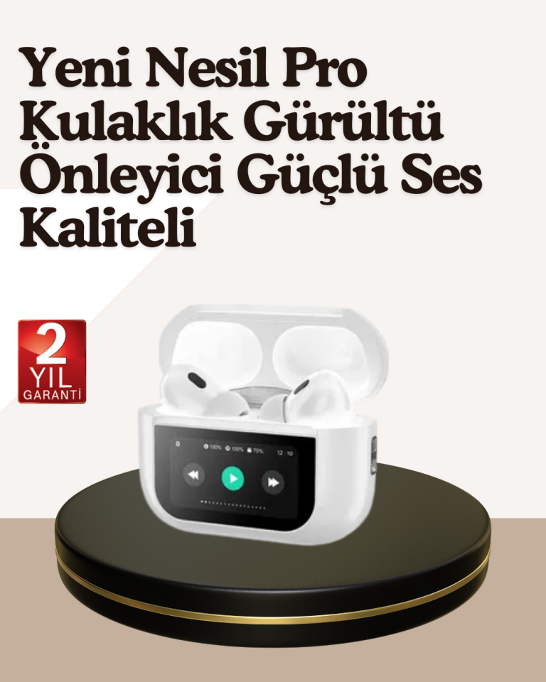 Dokunmatik Kontrollü Gürültü Önleyici Bluetooth Kulaklık Şarj Göstergeli - Lisinya