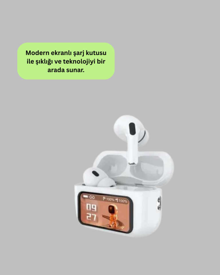 Dokunmatik Kontrollü Gürültü Önleyici Bluetooth Kulaklık Şarj Göstergeli - Lisinya