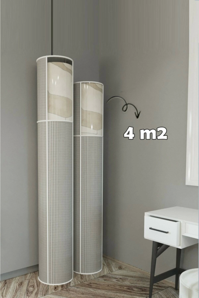 Hava Geçiren PVC Pencereli , Kapasiteli, Toz ve Nem Koruyucu Halı Kılıfı Hurcu – 4 m² ( Lisinya )