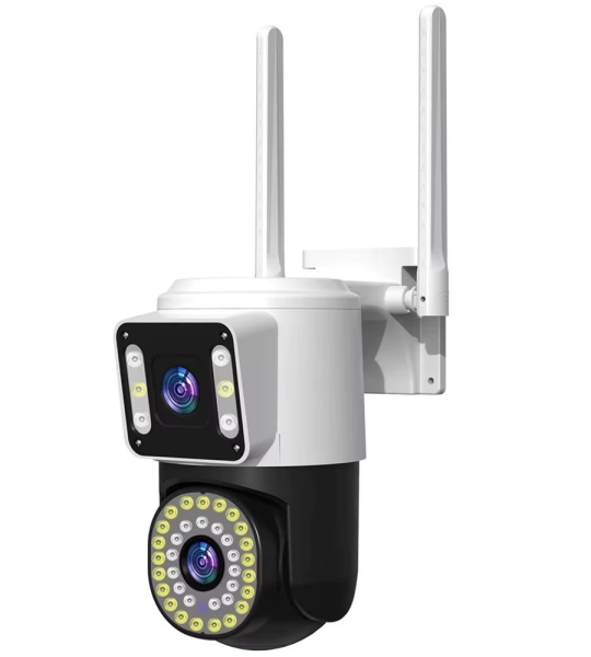 4MP Yoosee Çift Lens IP Kamera - WIFI Açık Otomatik İzleme, Su Geçirmez Kablosuz Güvenlik Ev Kamerası, Renkli Gece Görüş ( Lisinya )