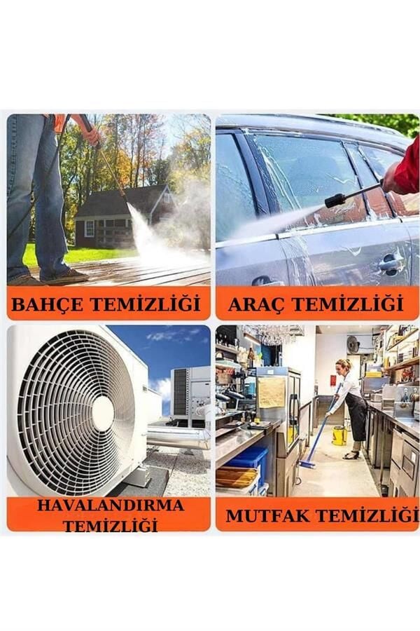 Şarjlı Ve Yüksek Basınçlı Oto Yıkama Makinesi Ve Sulama Tabancası Bahçe Yıkama Makinesi - Lisinya