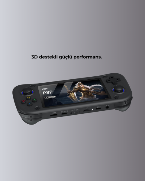 Retro ve Modern Oyun Destekli Taşınabilir Konsol 64GB Kart Dahil
