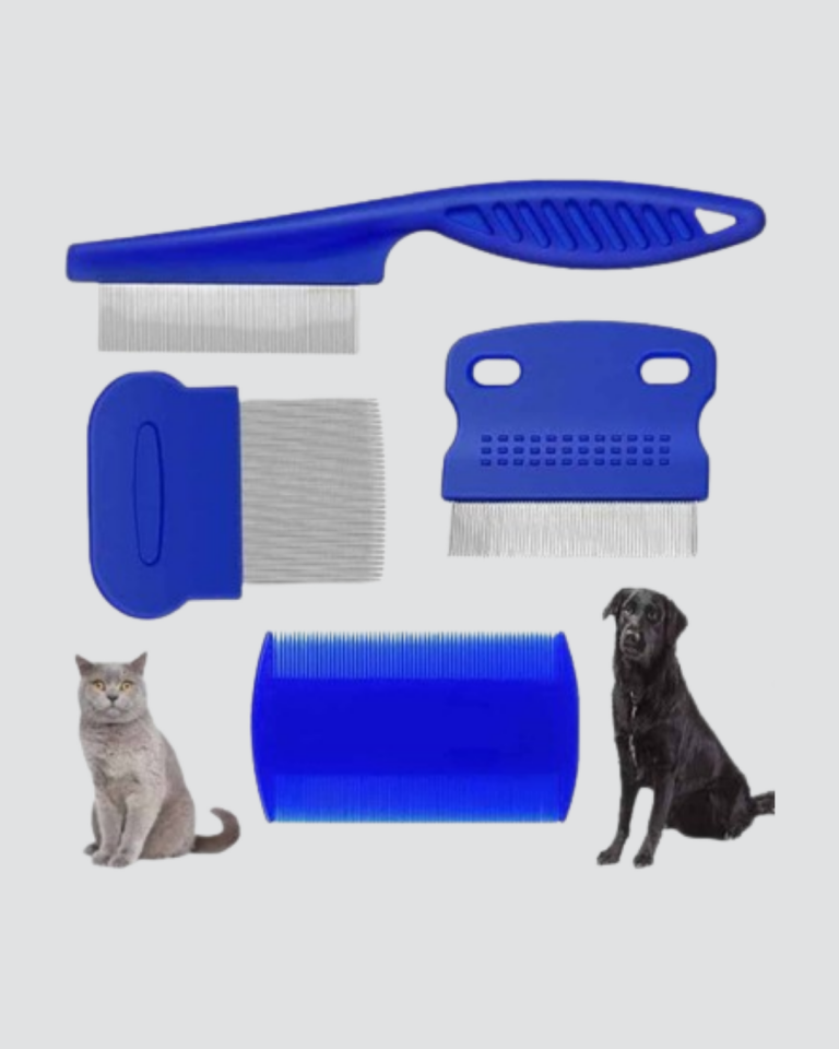 4’lü Kedi Köpek Tüy Temizleme Seti – Paslanmaz Çelik,Ergonomik ve Uzun Ömürlü - Lisinya