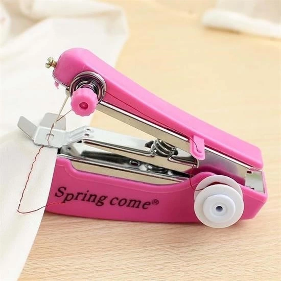 Spring Come Mini Kolay Seyehat Ve Ev Tipi El Dikiş Dikme Makinası ( Lisinya )