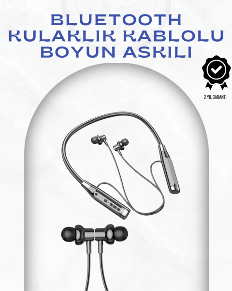Boyun Askılı Kablosuz Kulaklık – 120 Saat Kesintisiz Müzik Keyfi