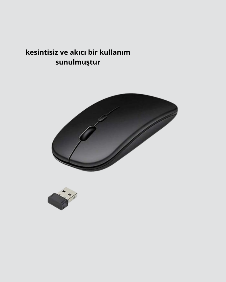 Kablosuz Oyuncu Mouse – Anlık DPI Geçişi, Gelişmiş Sensör, Hassas ve Akıcı Kontrol - Lisinya