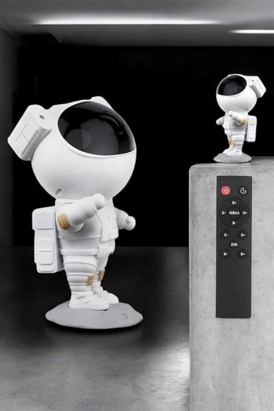 Çocuklara Özel Projeksiyon Astronot Lamba Speaker Sevimli - Lisinya