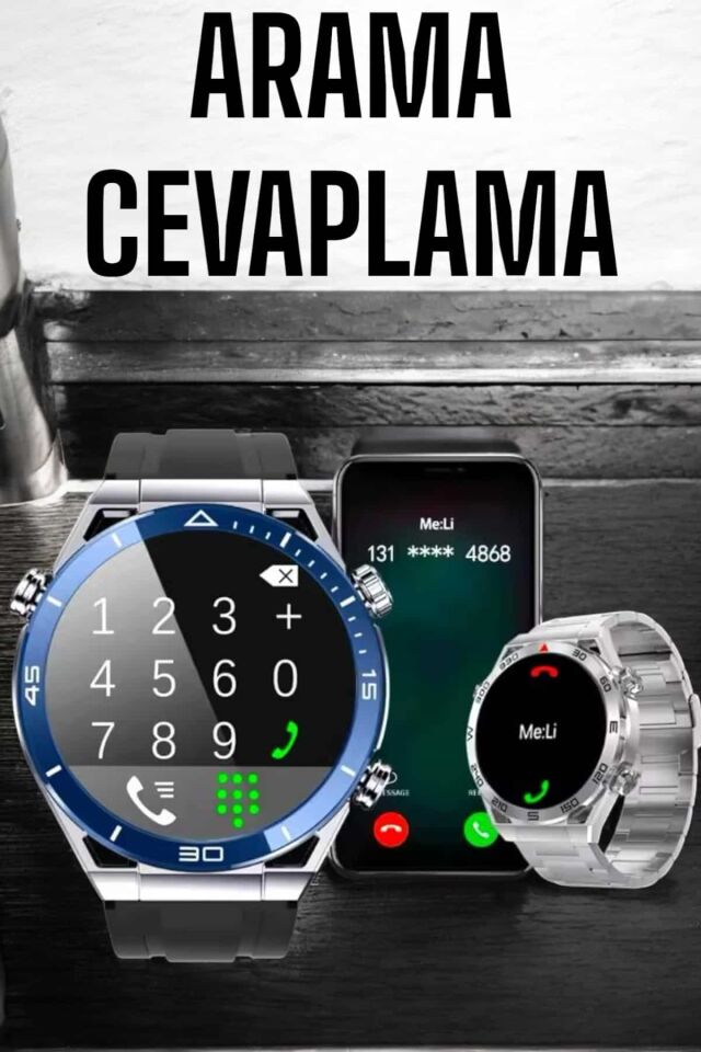 Akıllı Saat 2024 Model Arama Cevaplayan Uyku ve Sağlık Takibi - Lisinya