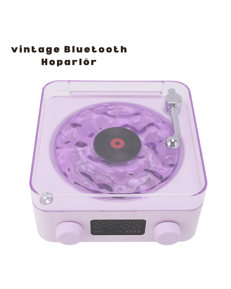 Retro Bluetooth Hoparlör MOR - Lisinya