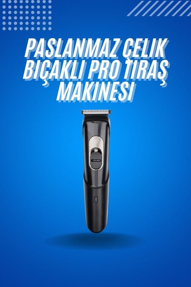 Ense Kesme Makinesi Şarjlı Saç Sakal Tıraş Makinesi Taşınabilir - Lisinya