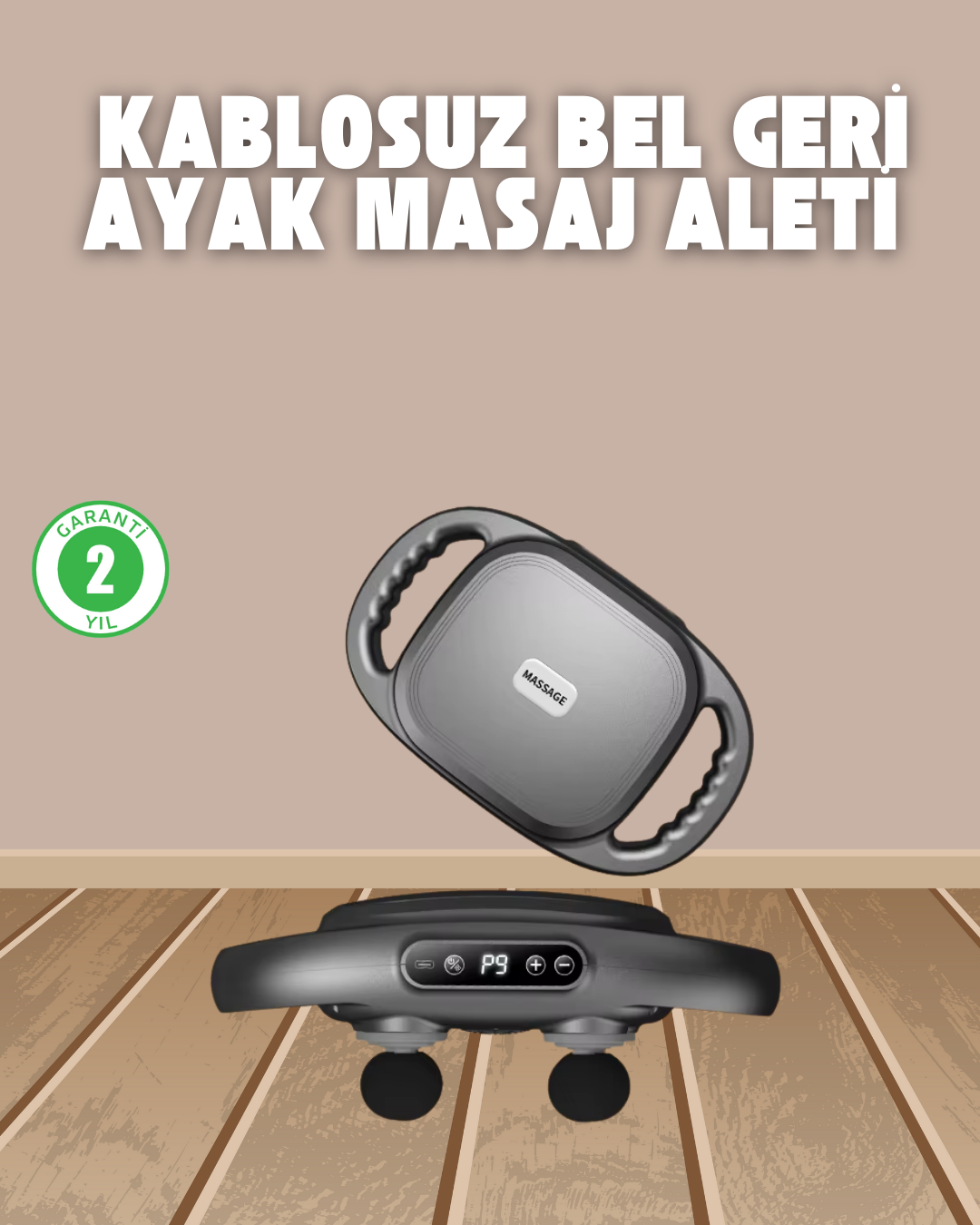 Profesyonel 6 Başlıklı Şarjlı Masaj Tabancası 2000 mAh Güçlü Performans - Lisinya