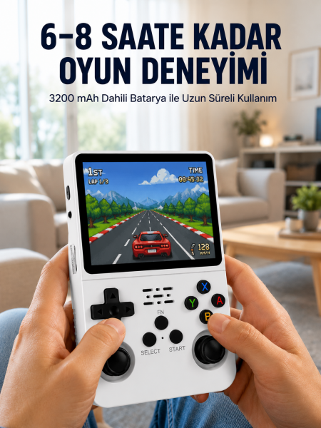 64 GB Retro Oyun Konsolu – Çoklu Emülatör Desteği, Linux Tabanlı Açık Sistem Yeni Nesil - Lisinya
