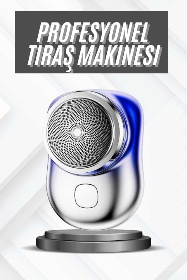 Elektrikli Mini Tıraş Makinesi,Taşınabilir USB Şarjlı Kablosuz Tıraş Makinesi - Lisinya