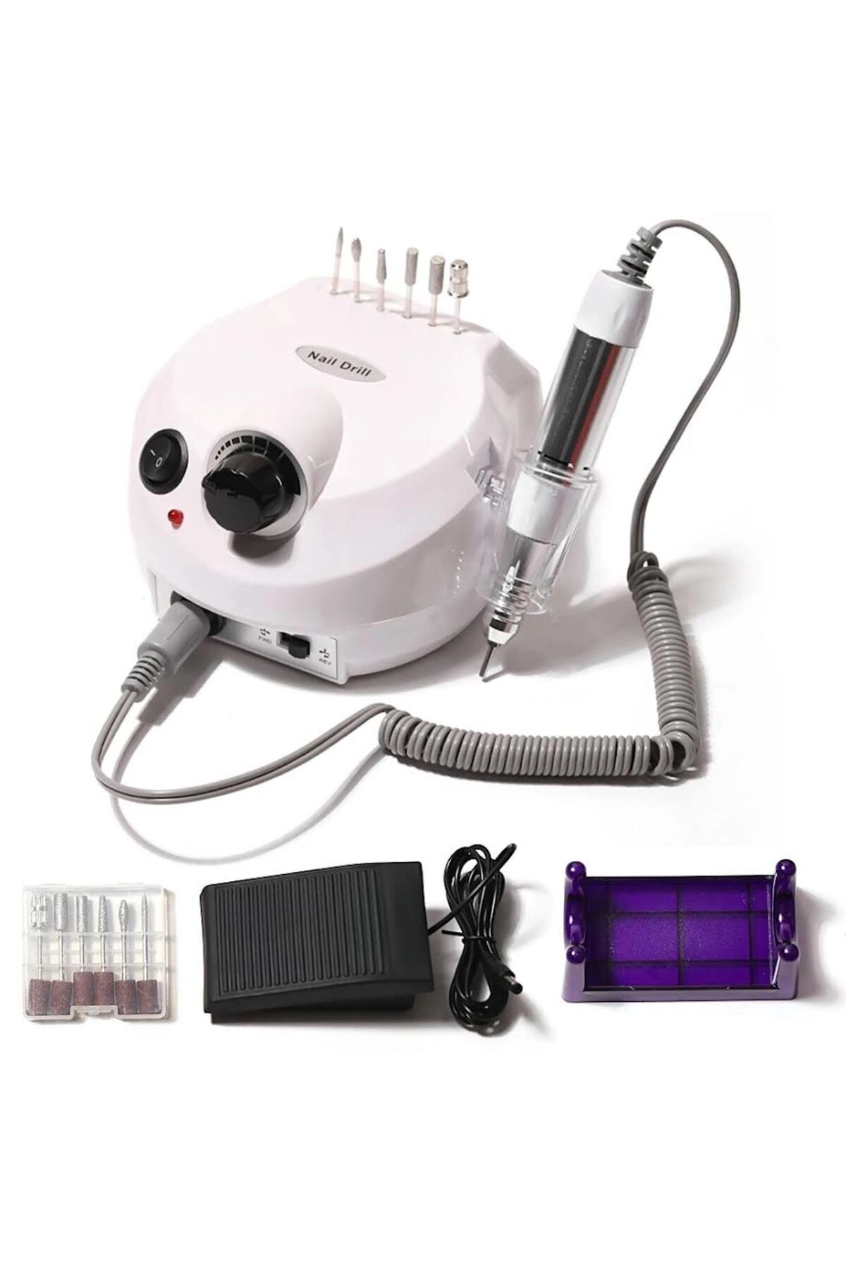 Elektrikli Profesyonel Freze Tırnak Törpü Manikür Pedikür Makinesi Nail 85W 35000 RPM ( Lisinya )