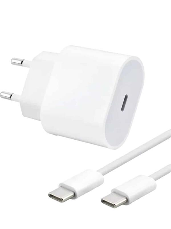 YamanHobi 20W USB-C Hızlı Şarj Adaptörü Type-C to Lightning Kablolu Şarj Seti
