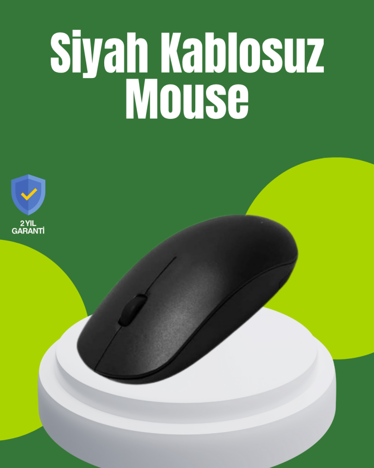 Optik Sensörlü Sessiz Fare – Geniş Uyumluluk ve Ergonomik Yapı - Lisinya