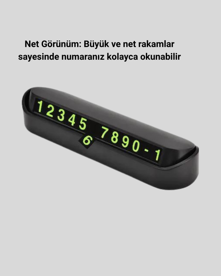 Alüminyum Kasa Gri Çevirmeli Araç İçi Telefon Numaratörü - Lisinya