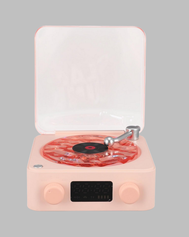 Retro Kristal Netliğinde Ses – Gece Işıklı Retro Bluetooth Hoparlör - Lisinya