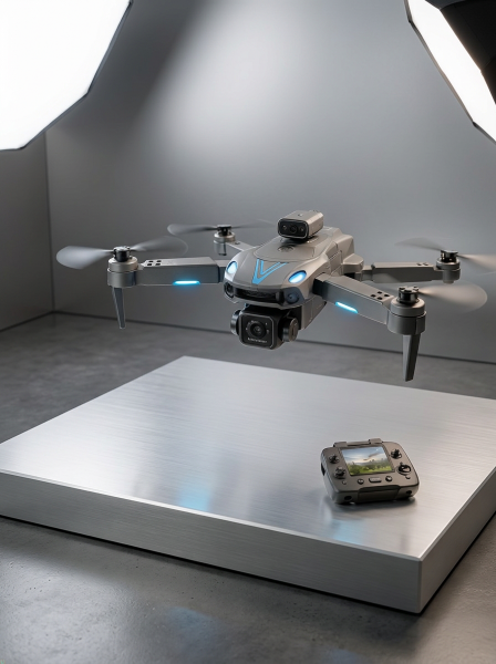 Ekranlı Kumandalı Çift Kameralı Drone ile Havadan Çekim - Lisinya