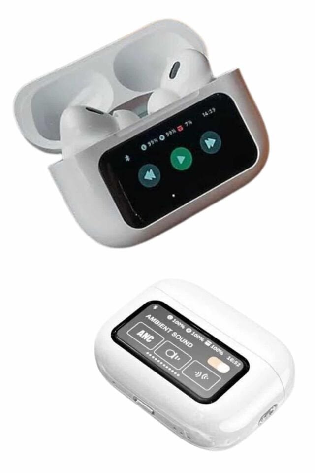 Dokunmatik Ekranlı Bluetooth Kulaklık TWS İOS Android Tüm Telefonlara Uyumlu Kulaklık - Lisinya