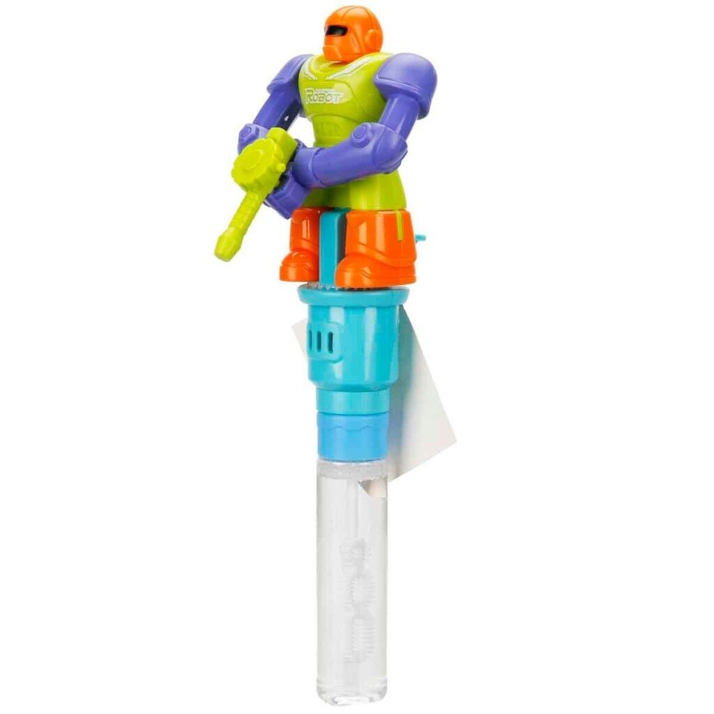 Robot Figürlü Su Oyunu - Baloncuk Oyunu - 625P - Turuncu Kasklı (Lisinya)