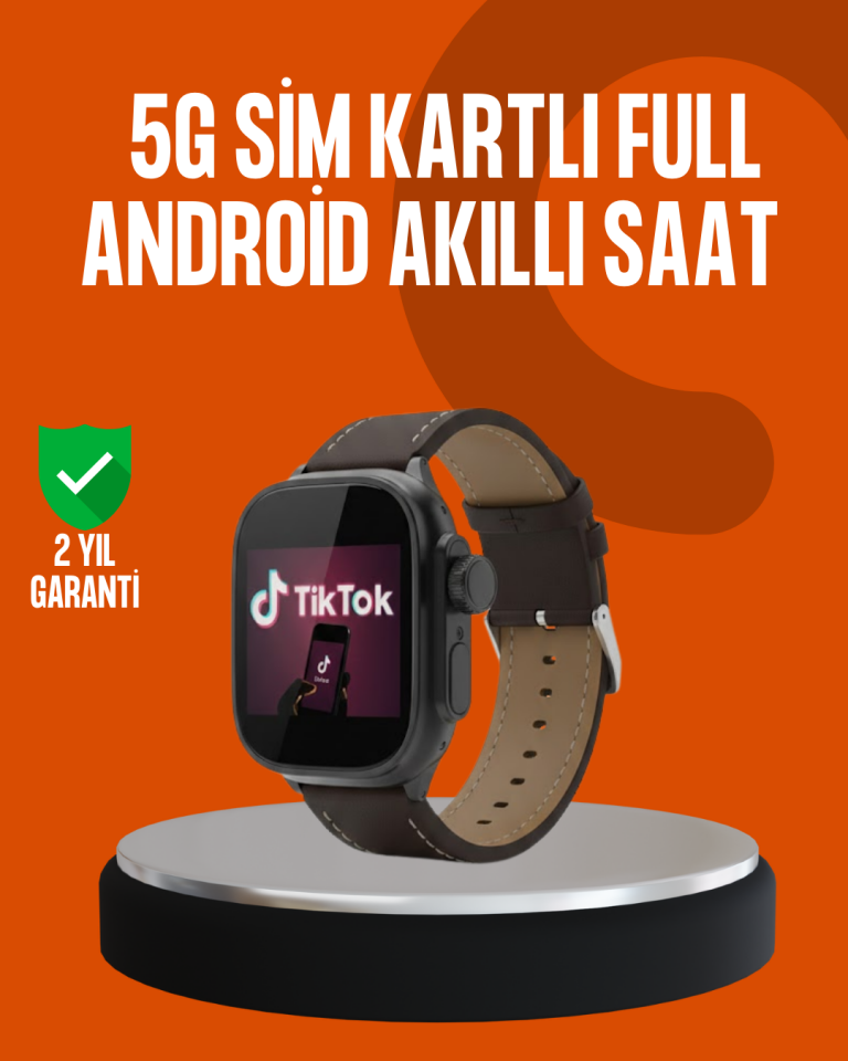 SIM Kartlı Akıllı Saat AMOLED Ekran Android Sistem - Lisinya