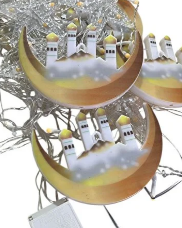 Ev İçi Ramazan LED Aydınlatma Saçağı 3 Metre Şık Tasarım - Lisinya