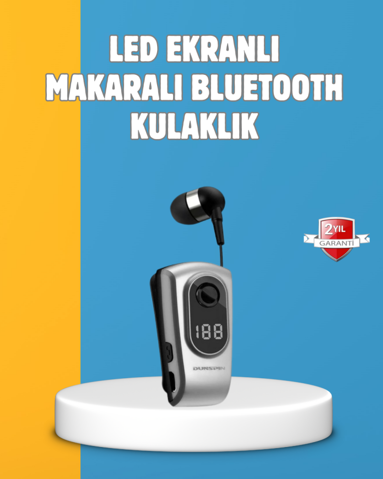 Titreşimli Bluetooth Kulaklık – Hızlı Şarj ve Uzun Bekleme Süresi - Lisinya