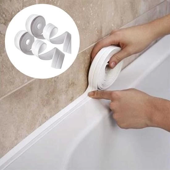 2 li Su Sızdırmaz Banyo Mutfak Lavabo Küvet İzolasyon Şerit Bant Pratik Ürün ( Lisinya )