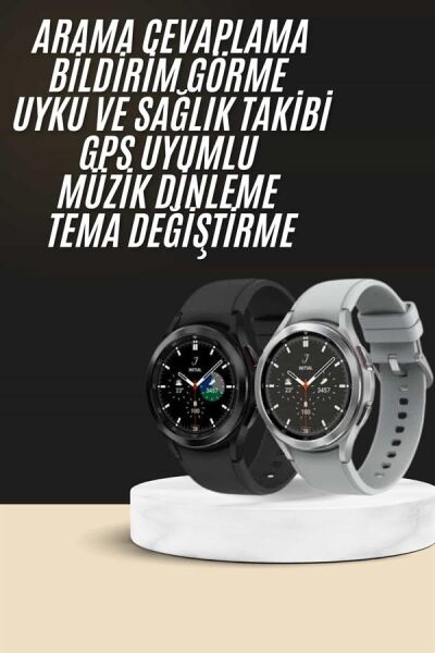 Yeni Nesil Akıllı Saat Çağrı Cevaplayabilen Plastik 47 Mm Uyumlu Kordon - Lisinya