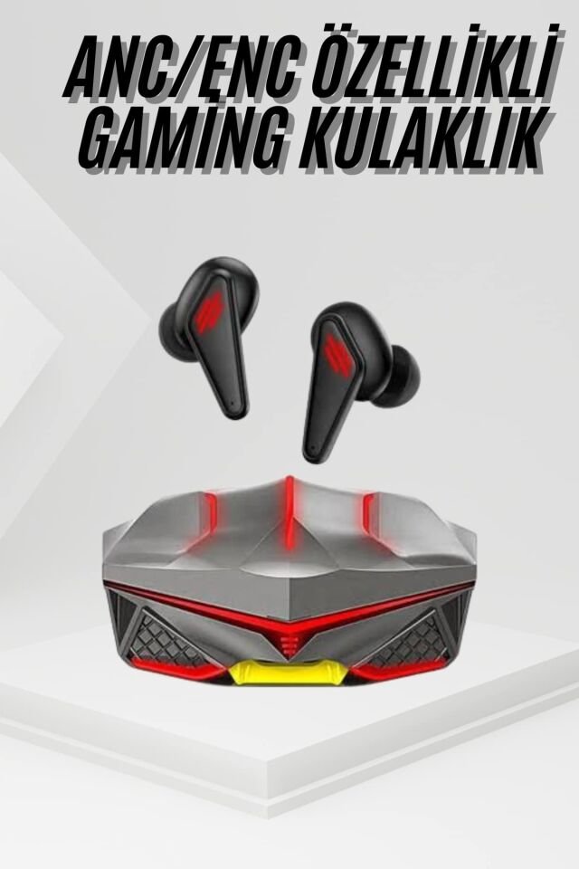 Profesyonel TWS Işıklı Kablosuz Bluetooth Kulaklık Oyuncu Kulaklığı - Lisinya