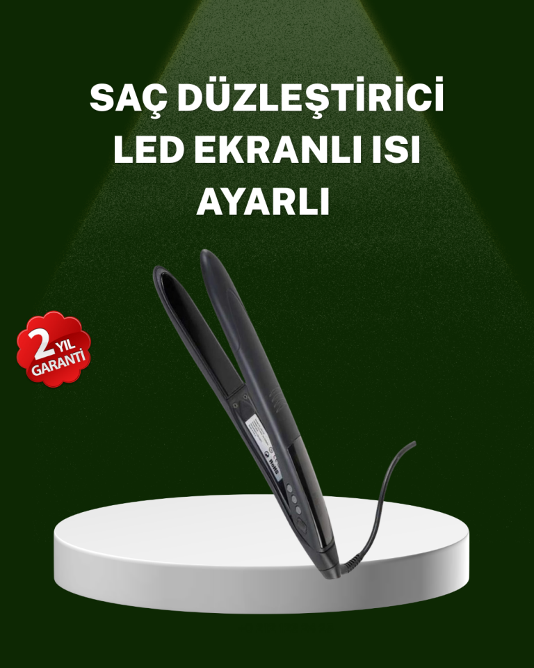 Isı Ayarlı 2025 Titanyum Kaplama Seramik Plakalı Saç Düzleştirici A Kalite Orijinal - Lisinya