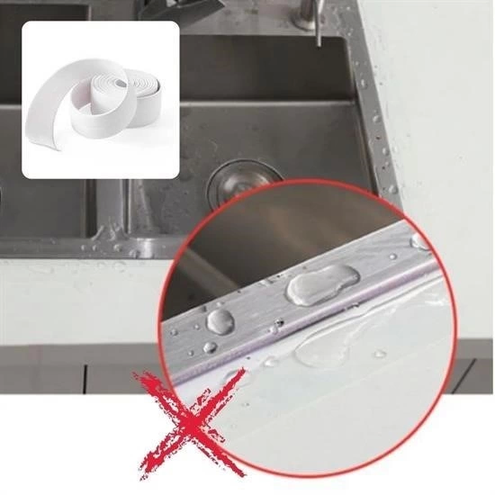 6 lı Su Sızdırmaz Banyo Mutfak Lavabo Küvet İzolasyon Şerit Bant Pratik Ürün ( Lisinya )