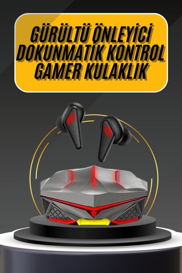 Bluetooth Kulaklık HD Ses Kaliteli Işıklı Metal Kasa Ios Android Uyumlu Mikrofonlu - Lisinya