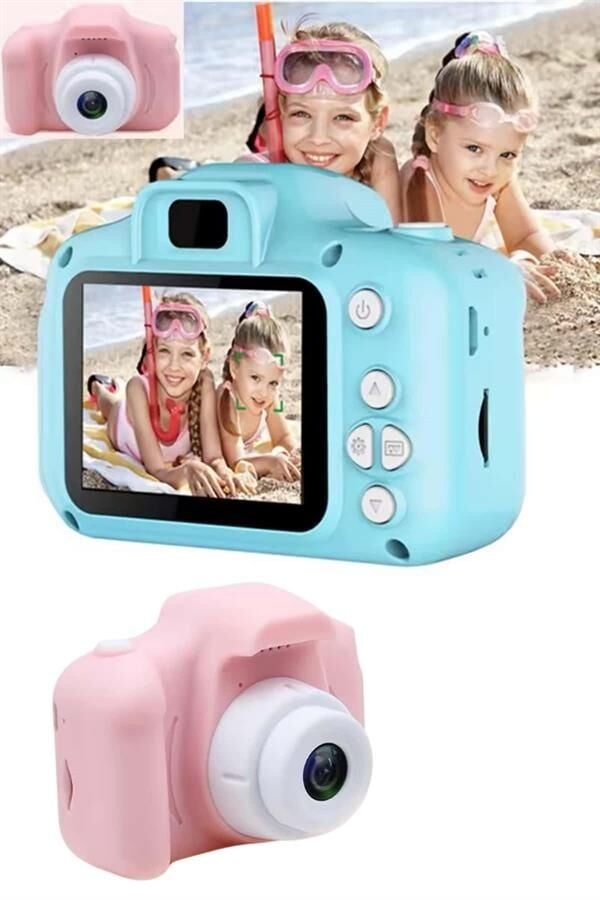 Dijital Fotoğraf Makinesi Çocuk Mini 1080p HD Kaliteli Renkli - Lisinya