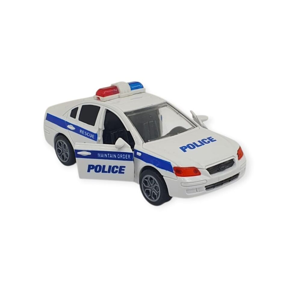 Sesli Işıklı Çek Bırak Polis Arabası - YY2020-17P (Lisinya)