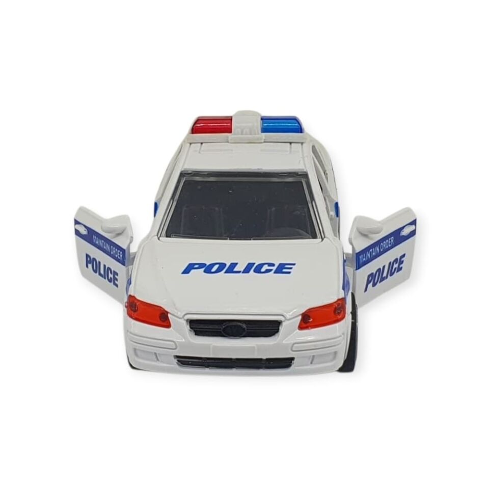 Sesli Işıklı Çek Bırak Polis Arabası - YY2020-17P (Lisinya)