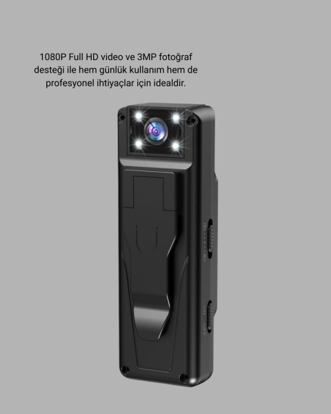 180 Derece Dönebilen Mini Kamera Full HD TFT Ekran Hareket Sensörlü (Kopya) - Lisinya