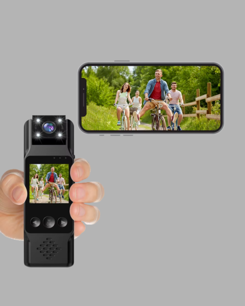 180 Derece Dönebilen Mini Kamera Full HD TFT Ekran Hareket Sensörlü (Kopya) - Lisinya