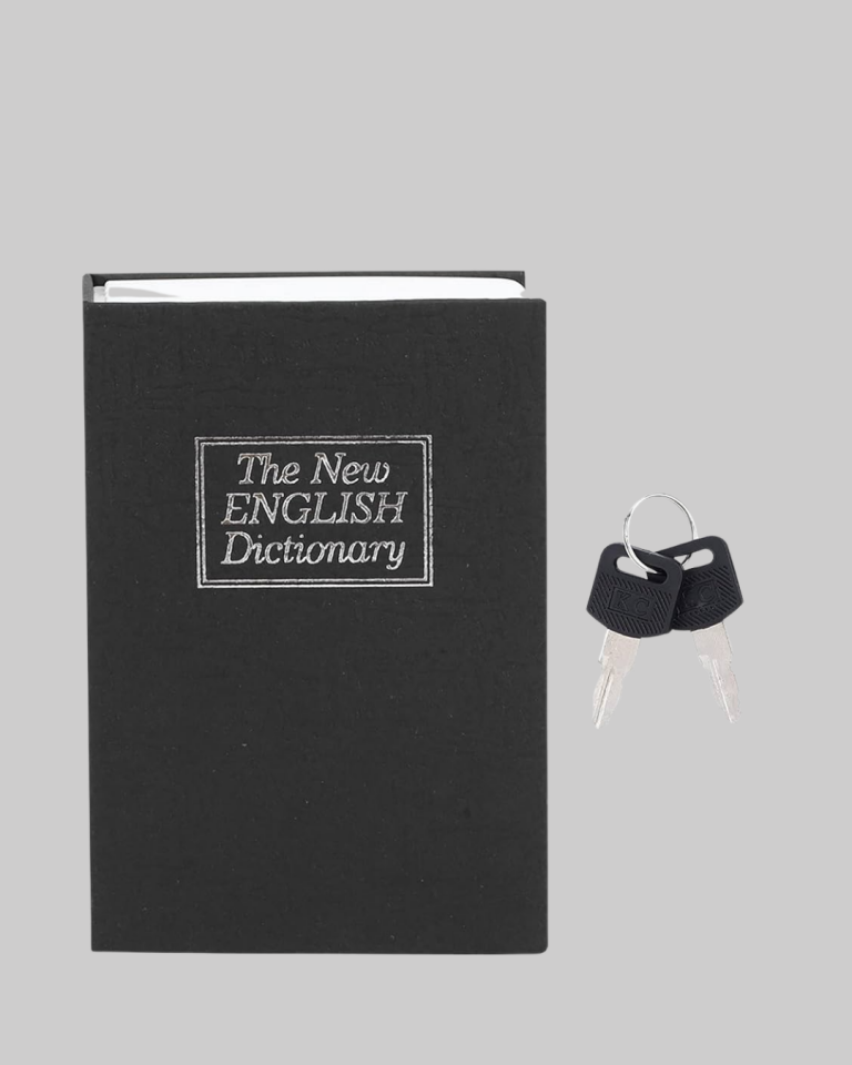 Gizli Kitap Kasa – Metal Gövdeli, Anahtarlı - Lisinya