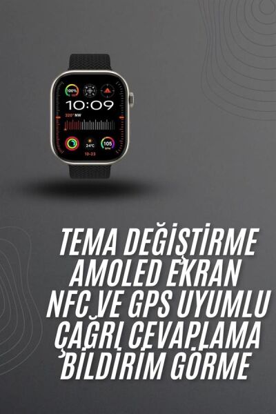 Akıllı saat 2.02 inch Nabız Ölçer Arama Konuşma Müzik Dinleme - Lisinya