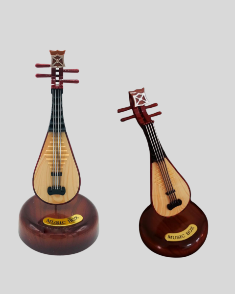 Enstrüman Figürlü Melodi Çalan Dekoratif Müzik Kutusu - Lisinya