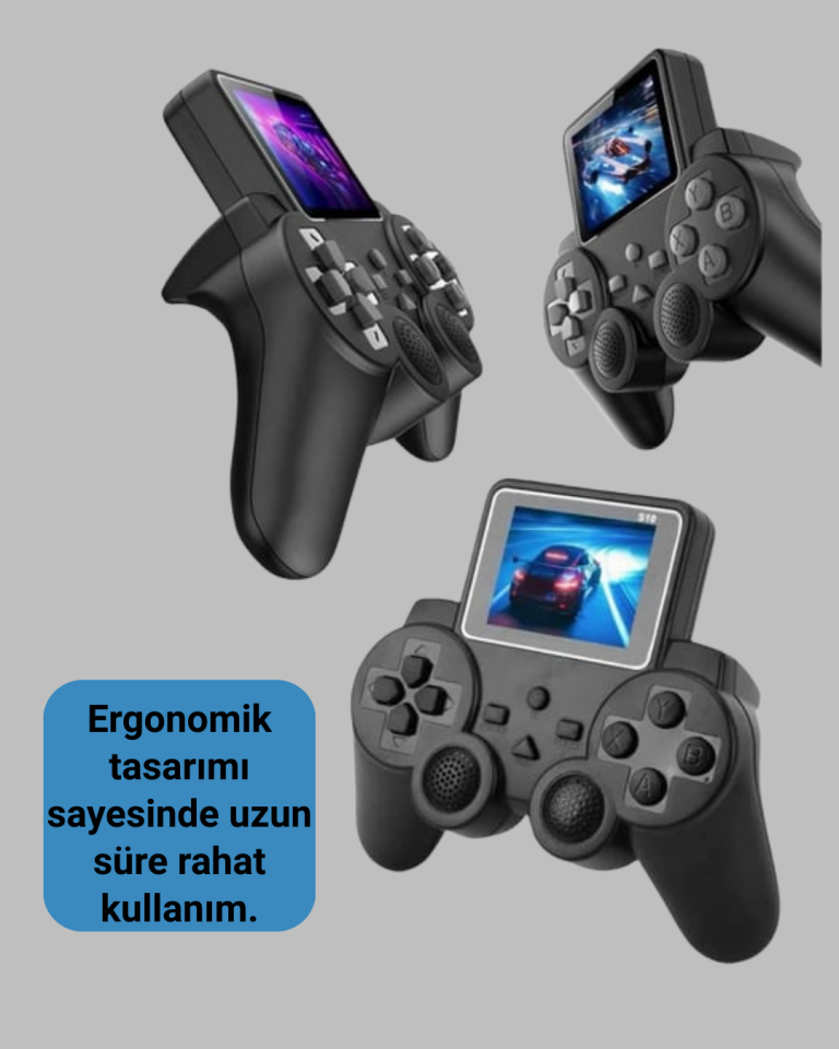 HDMI TV Bağlantılı Orijinal S10 Gamepad 520 Oyunlu 2025 Seri Oyun Konsolu - Lisinya