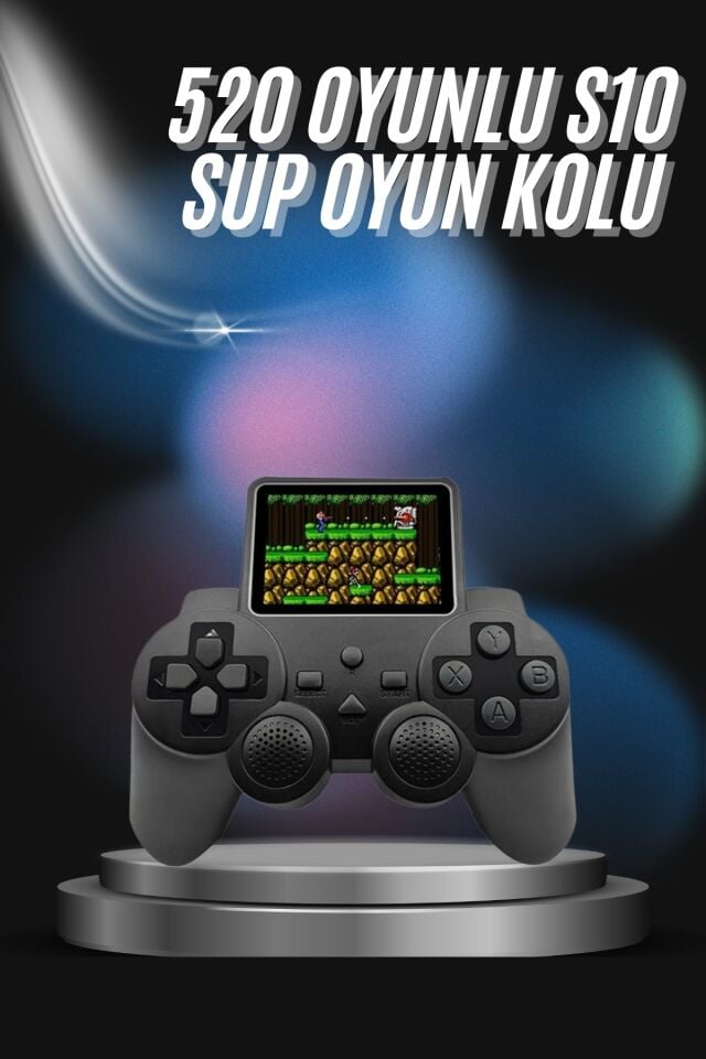 S10 Gamepad 520 Oyunlu Klasik Taşınabilir Retro Oyunlar Oyun Konsolu El Atarisi - Lisinya