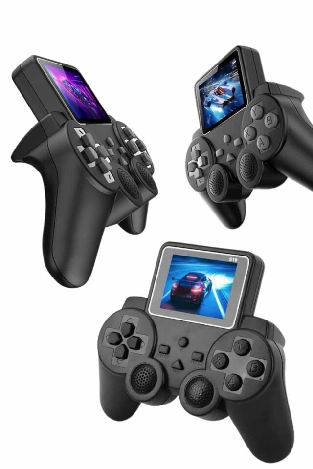 S10 Gamepad 520 Oyunlu Klasik Taşınabilir Retro Oyunlar Oyun Konsolu El Atarisi - Lisinya