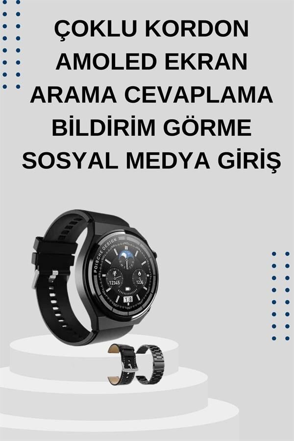 Sesli Görüşme Akıllı Saat ve Powerbank Çoklu Şarj Girişli Bluetooth Kulaklık