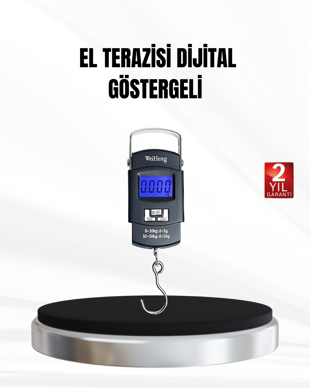 Dijital El Terazisi – Hassas Bavul Tartısı, Gülen Yüz Tasarımlı - Lisinya
