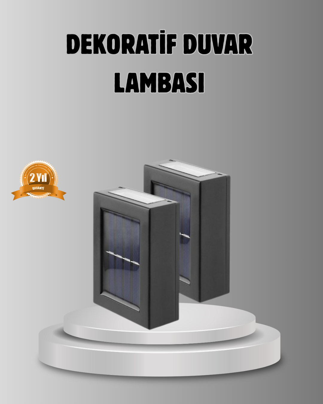 Güneş Enerjili 6 LED Solar Lamba – Fotoselli, Su Geçirmez ve Çevre Dostu Bahçe Işığı - Lisinya