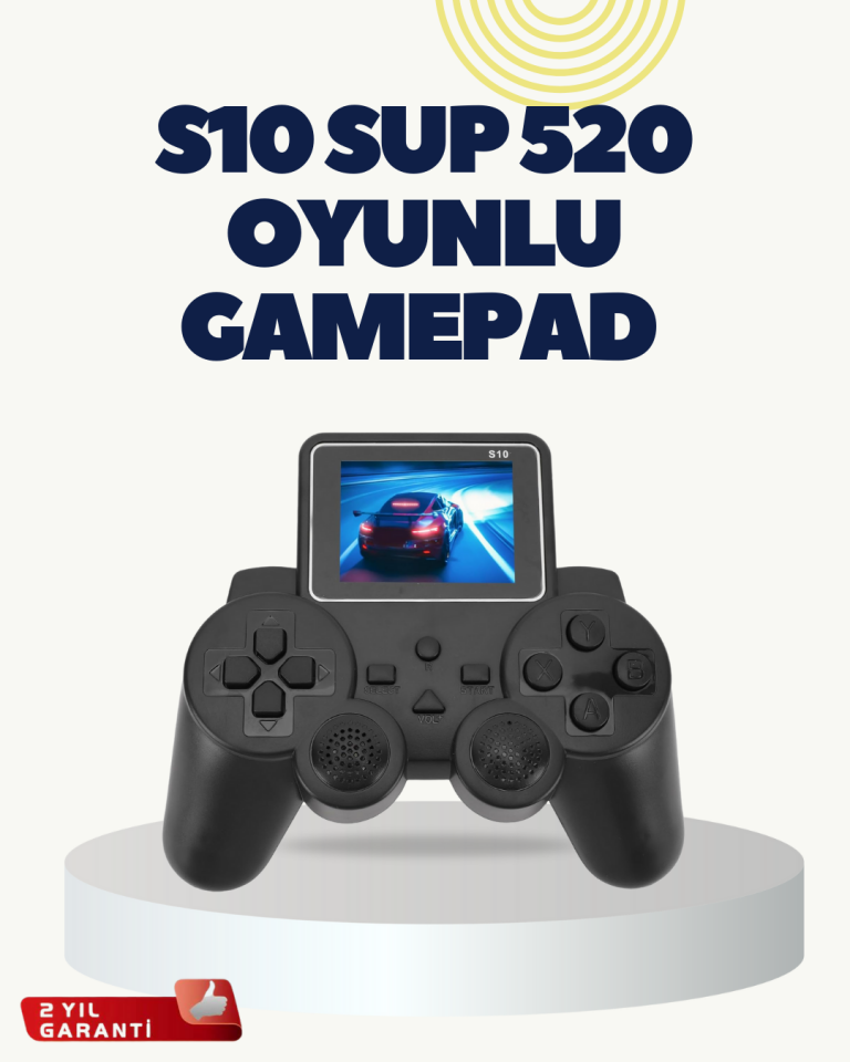 HDMI Destekli S10 Gamepad 520 Oyunlu TV’ye Bağlanabilir Atari 2025 Model - Lisinya